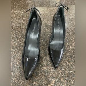 Black patent leather Stuart Weitzman heels